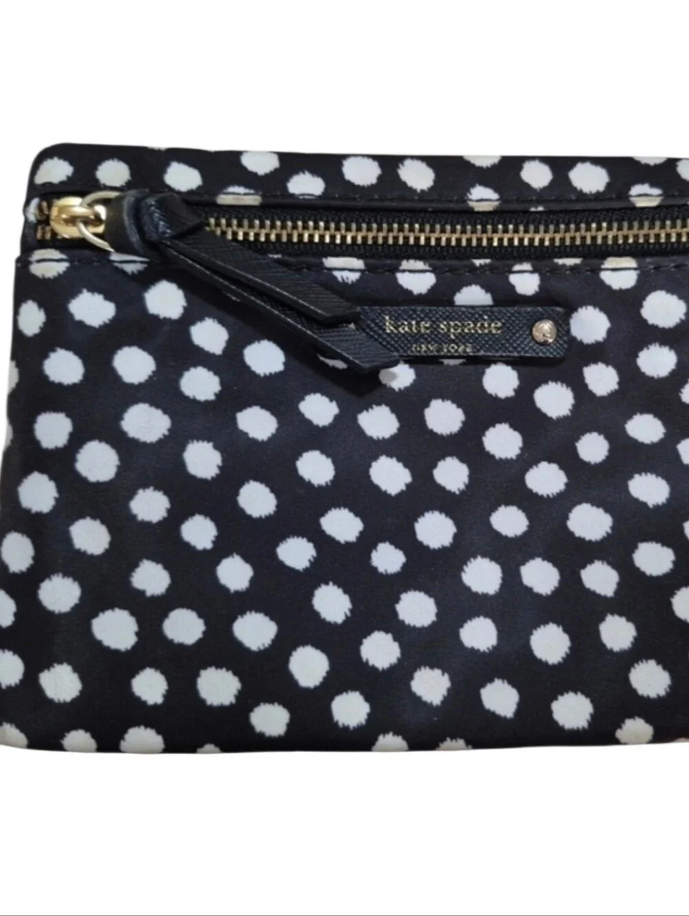 Kate Spade New York Small Drewe Wilson Road Musical Dots Zipper Pouch